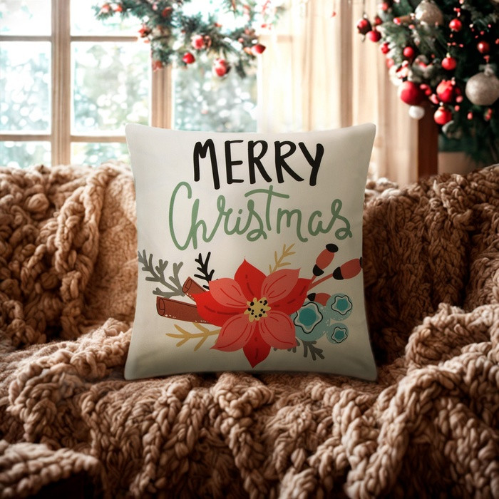 Чехол на подушку «Рождество» | Этель