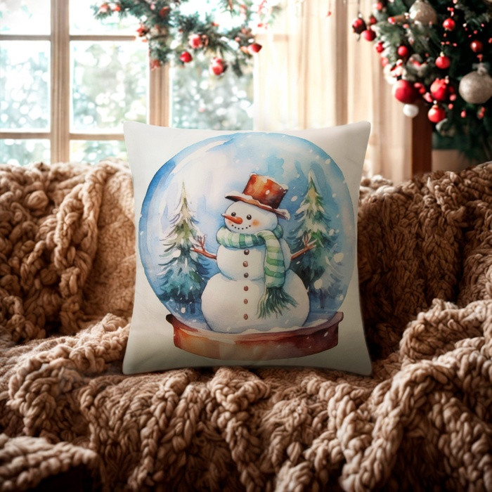 Чехол на подушку «Снеговик» | Этель