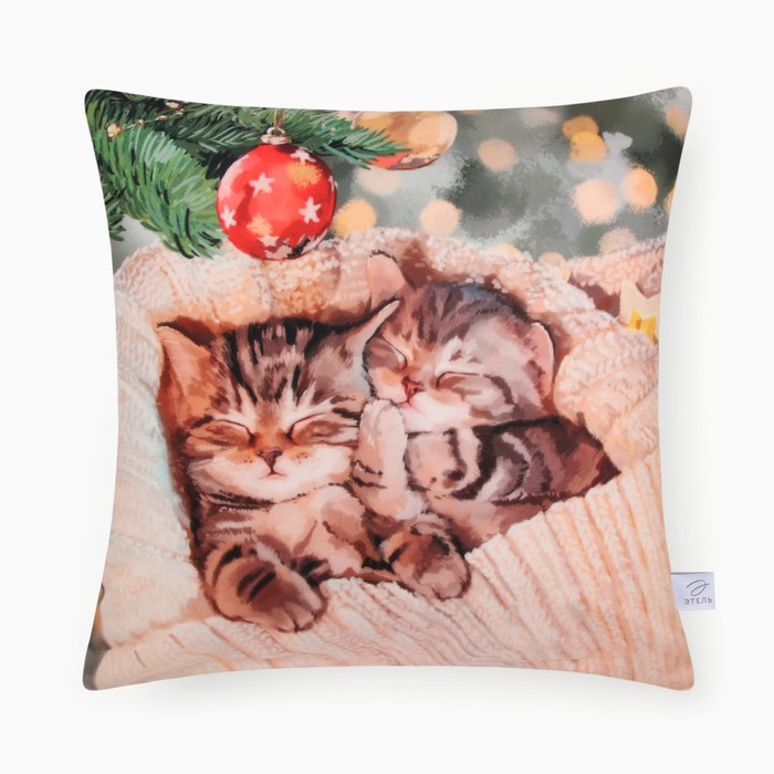 Чехол на подушку «Котята» | Этель