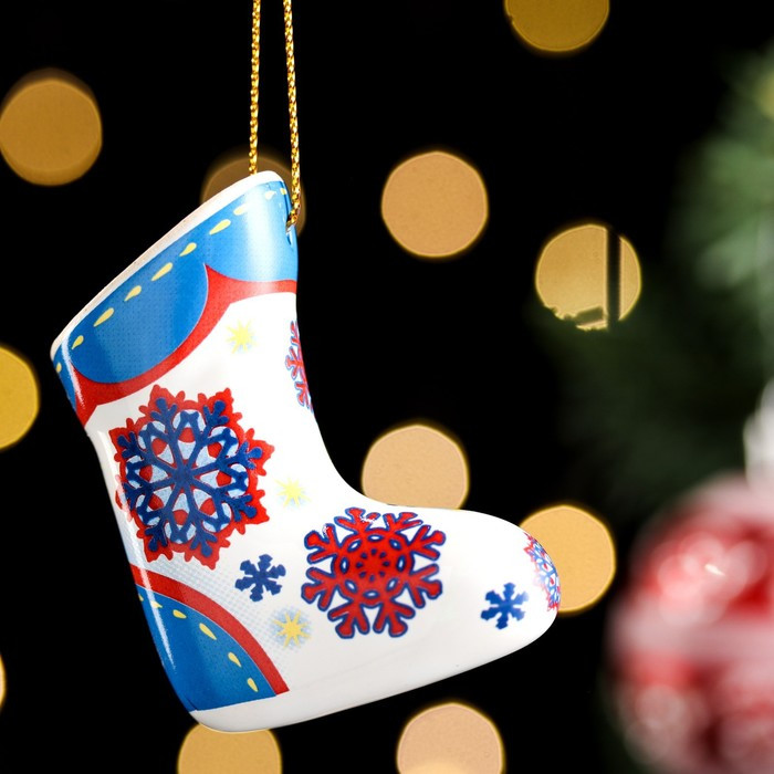 Ёлочная игрушка «Валенок»