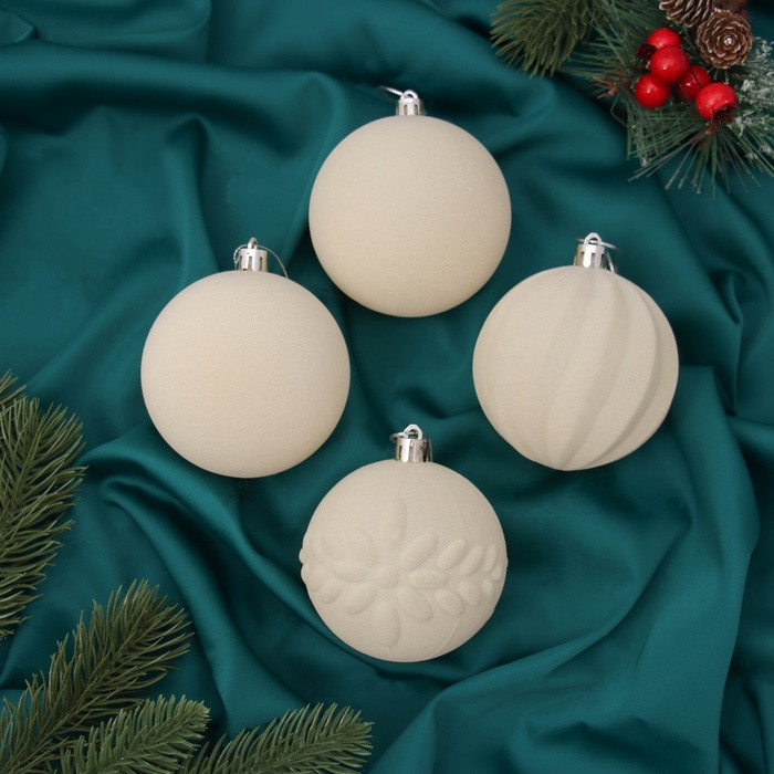 Набор шаров «Бархатный зной» | Зимнее волшебство