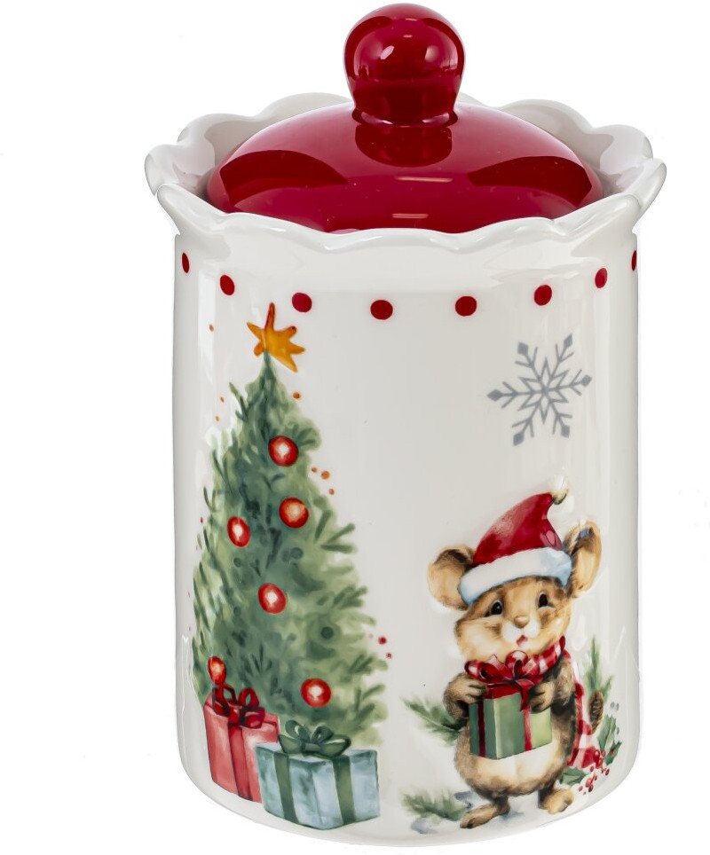 Емкость для сыпучих продуктов «Новогодний подарок» | Новогодний подарок | Remeco club