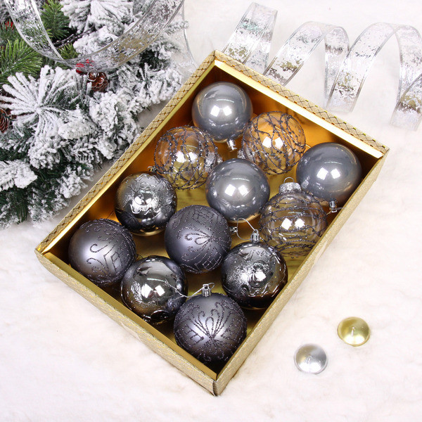 Набор шаров ёлочных «Волшебство ночи» | Серпантин