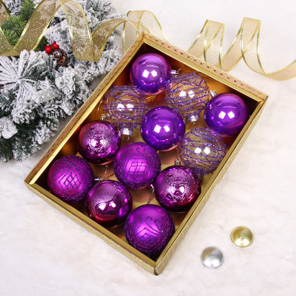 Набор шаров ёлочных «Волшебство ночи» | Серпантин