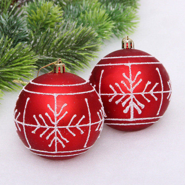 Набор шаров ёлочных «Сияние» | Серпантин