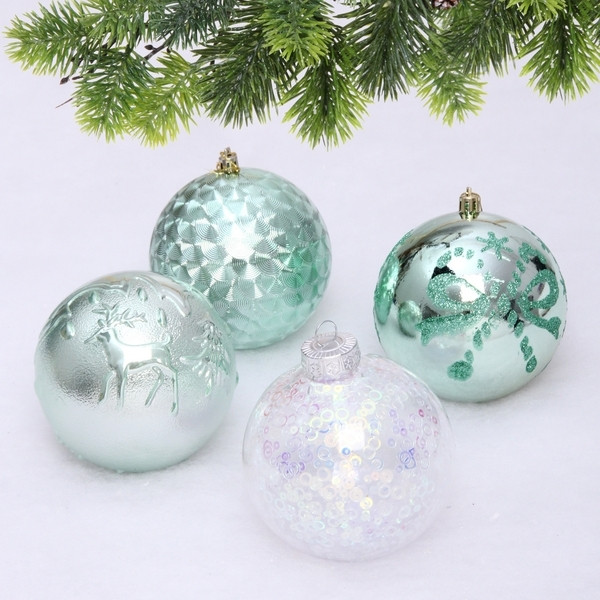 Набор шаров ёлочных «Сказочное королевство» | Серпантин