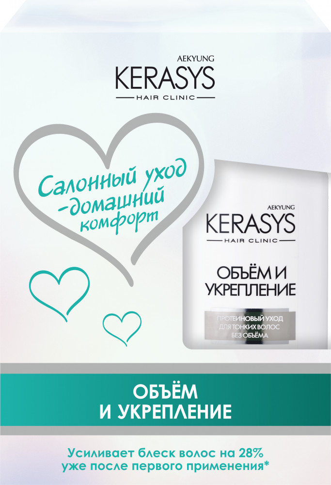 Подарочный набор «Объем и укрепление» | Kerasys