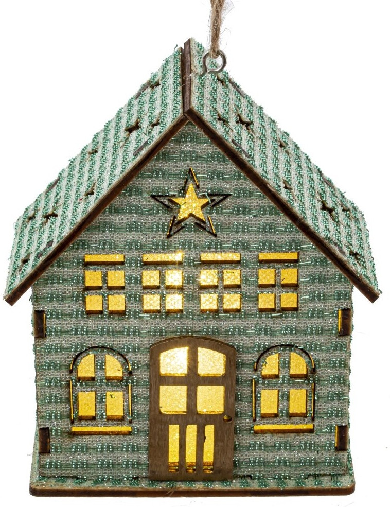 Украшение декоративное подвесное с подсветкой «Домик» | Загадки леса | Remeco club