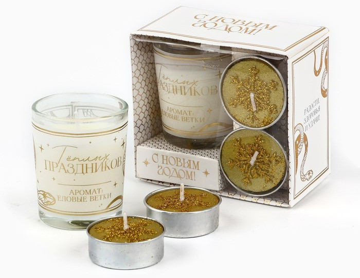 Набор свечей «Тёплых праздников»