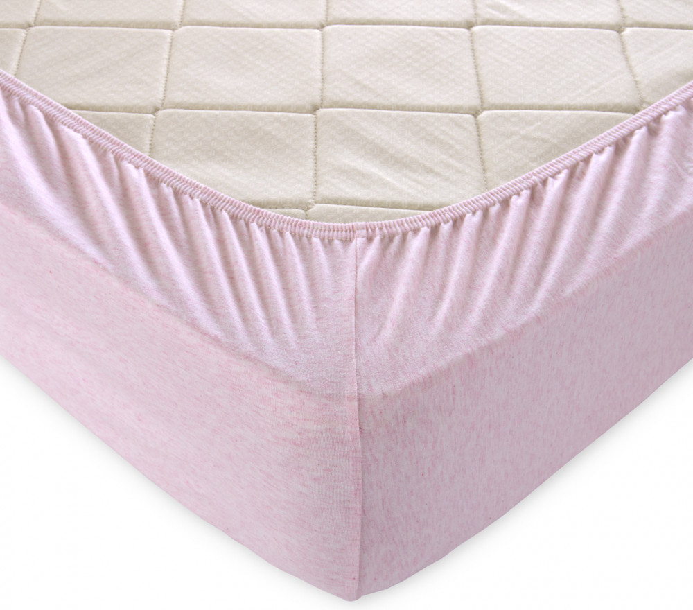 Простыня на резинке «Каркаде» | Меланж | Comfort Life