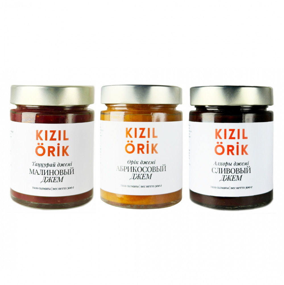 Набор джемов «Малина, Абрикос, Слива» | Kızılörik
