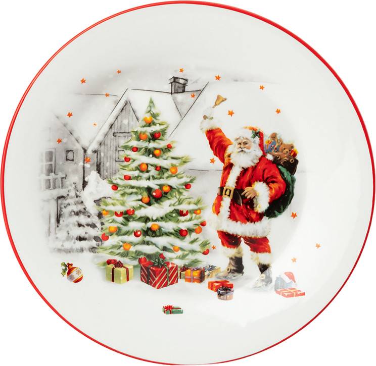 Тарелка закусочная «С Новым годом!» | С Новым годом! | Agness