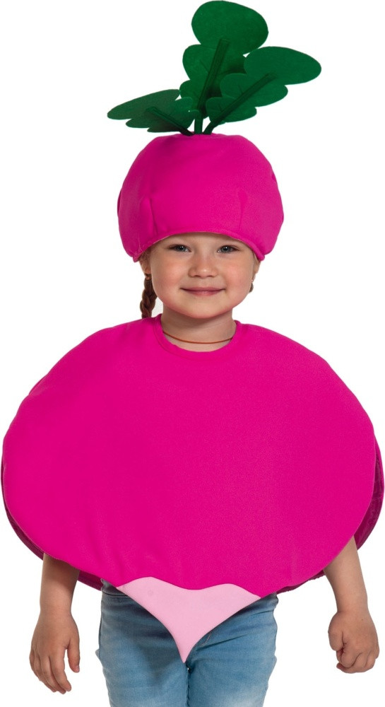 Карнавальный костюм для девочек «Редиска»