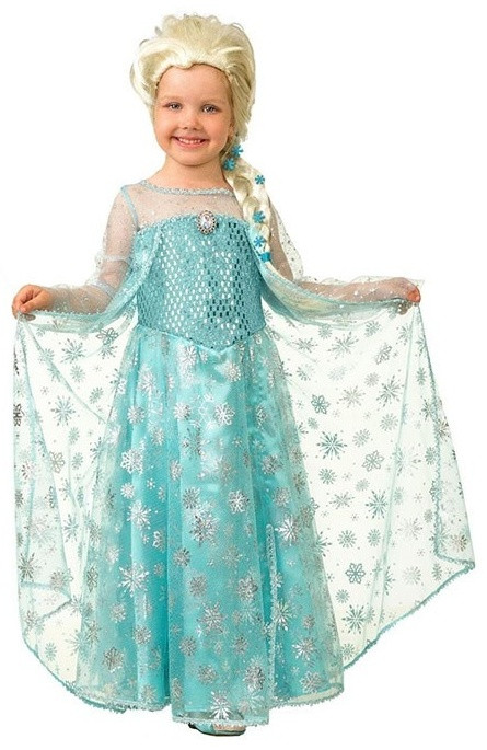 Карнавальный костюм для девочек «Эльза»