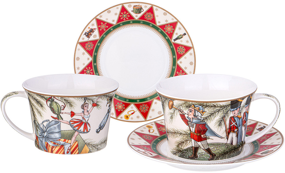 Набор чайных пар «Щелкунчик» | Щелкунчик | Lefard