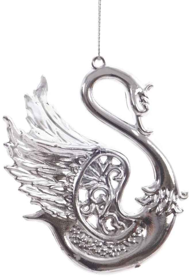 Украшение новогоднее «Лебедь» | Новогодний декор «Сказочная ночь» | Remeco club