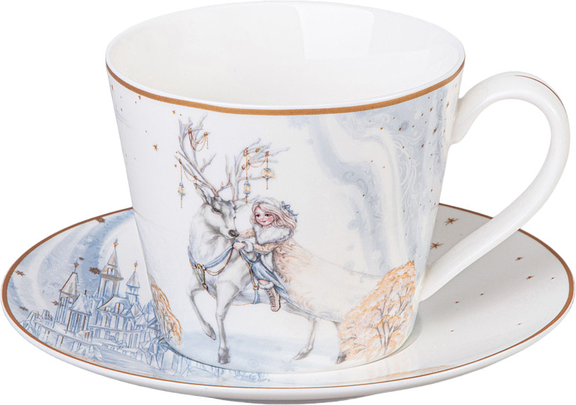 Чайная пара «Снежная королева» | Снежная королева | Lefard