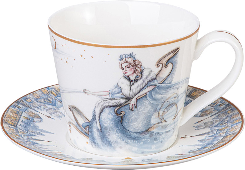 Чайная пара «Снежная королева» | Снежная королева | Lefard