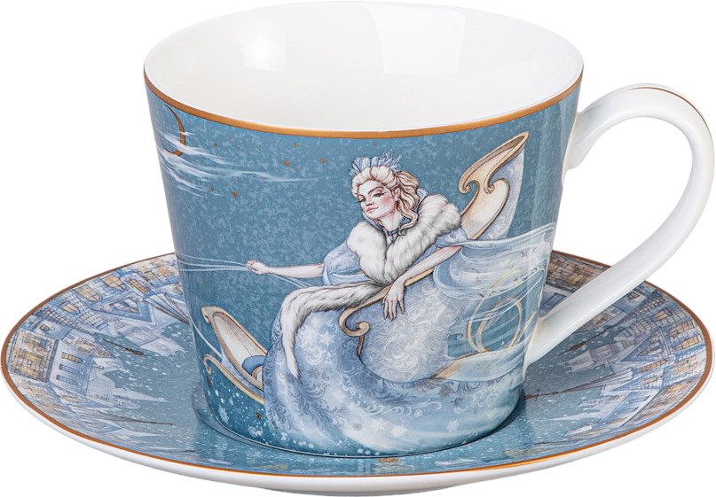 Чайная пара «Снежная королева» | Снежная королева | Lefard