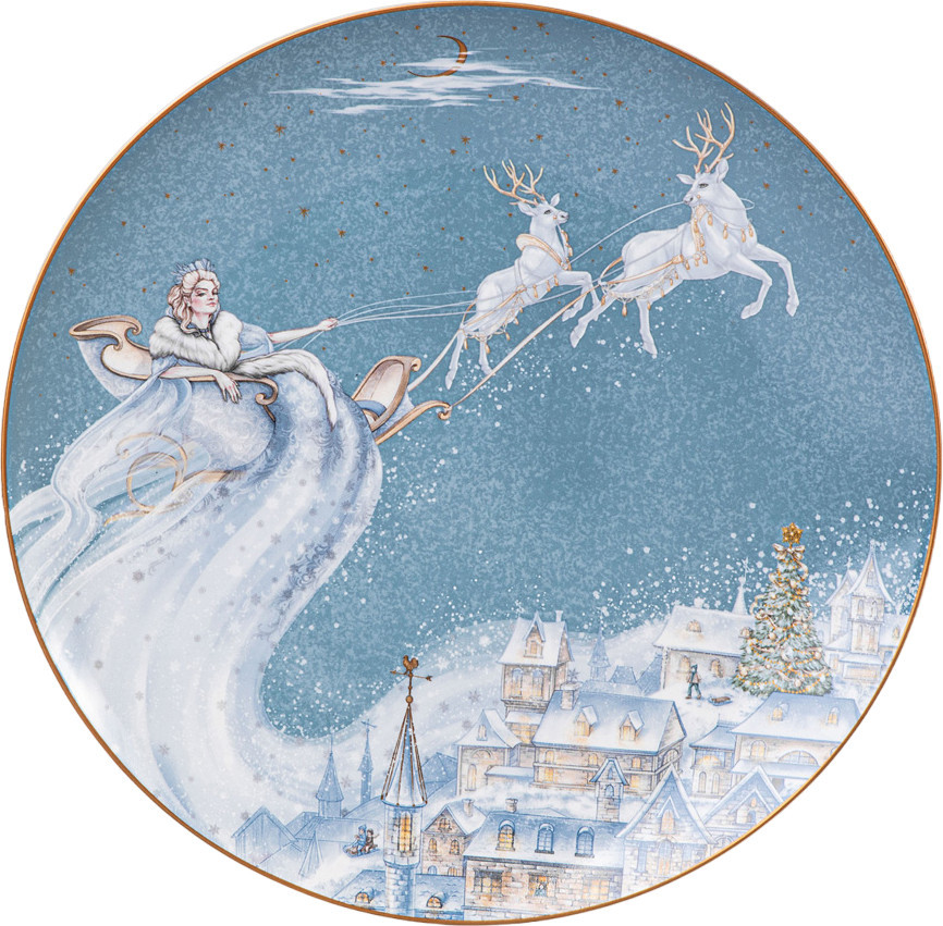 Тарелка обеденная «Снежная королева» | Снежная королева | Lefard