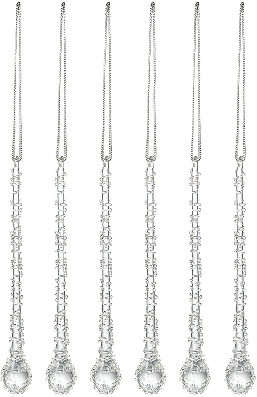 Набор ёлочных украшений «Icy sparkles» | New Year Essential | Tkano