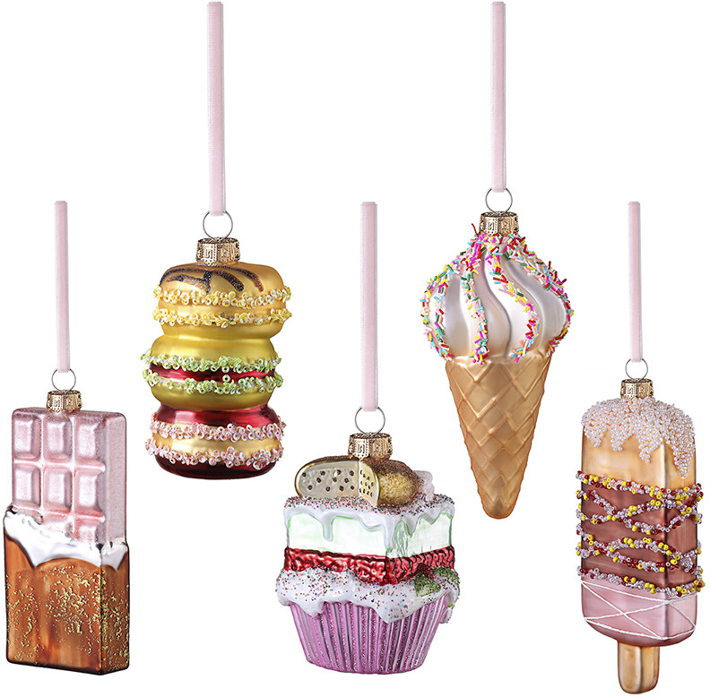 Набор ёлочных украшений «Glimmer selection» | New Year Essential | Tkano