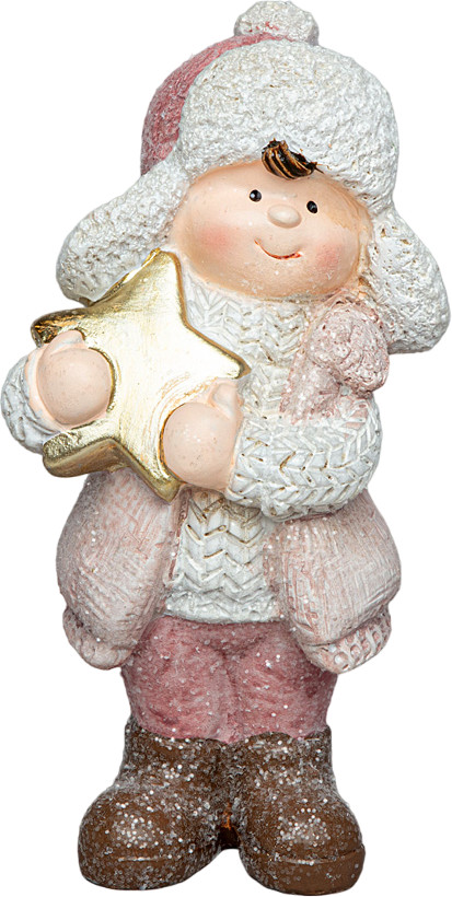 Фигурка «Мальчик со звездой» | Зимняя забава | Lefard