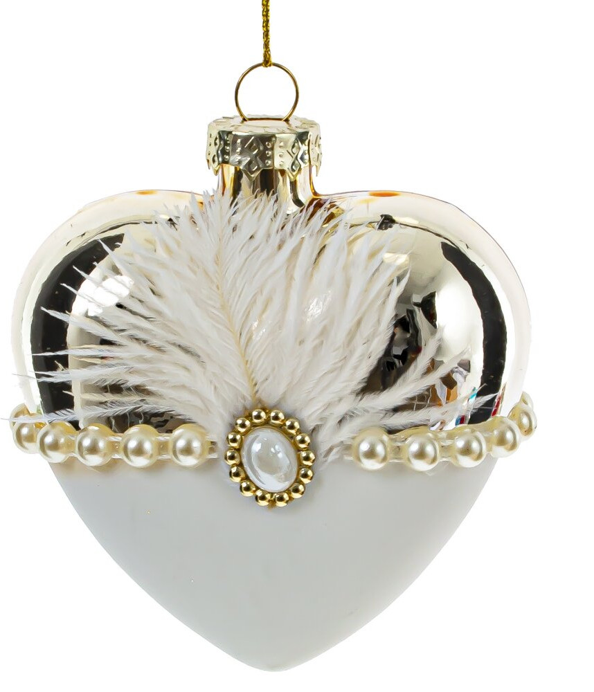 Украшение новогоднее «Сердечко» | Новогодний декор «Королевский подарок» | Remeco club