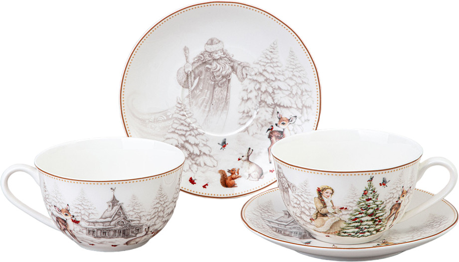 Набор чайных пар «Морозко» | Морозко | Lefard