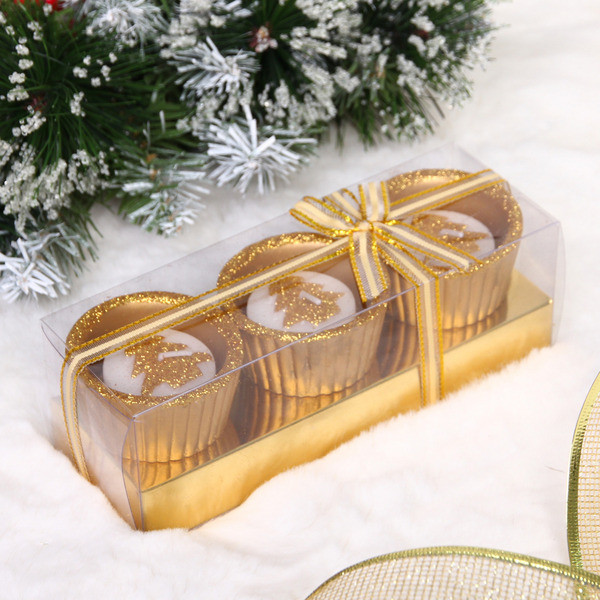 Набор свечей «Ёлочка в подсвечнике»