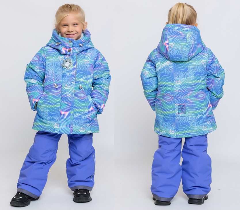 Зимний комплект из куртки и полукомбинезона для девочек «Аманда» | Batik