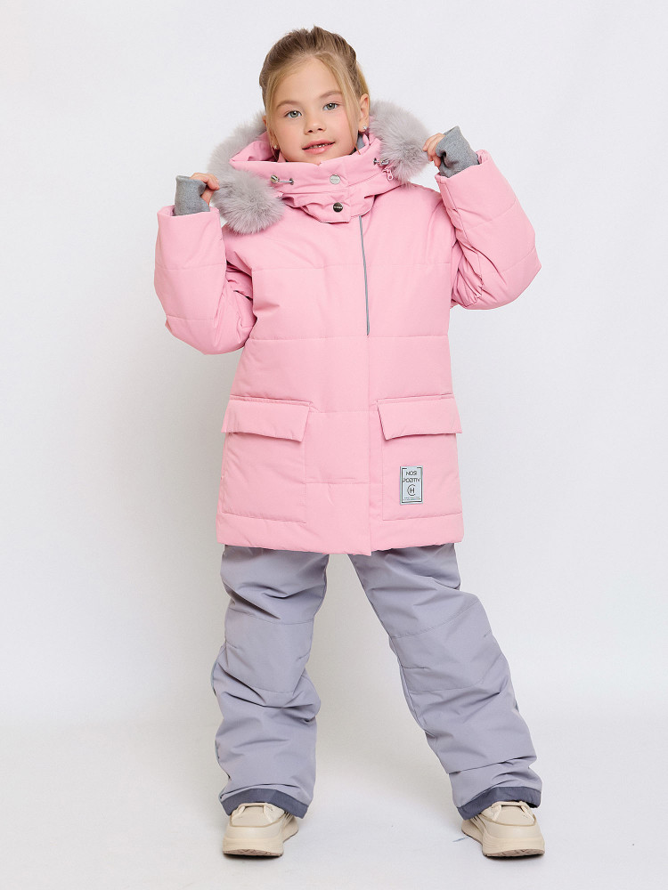 Зимний комплект из куртки и полукомбинезона для девочек «Илона» | Batik