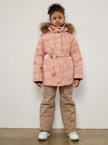 Зимний комплект из куртки и полукомбинезона для девочек «Лаура»