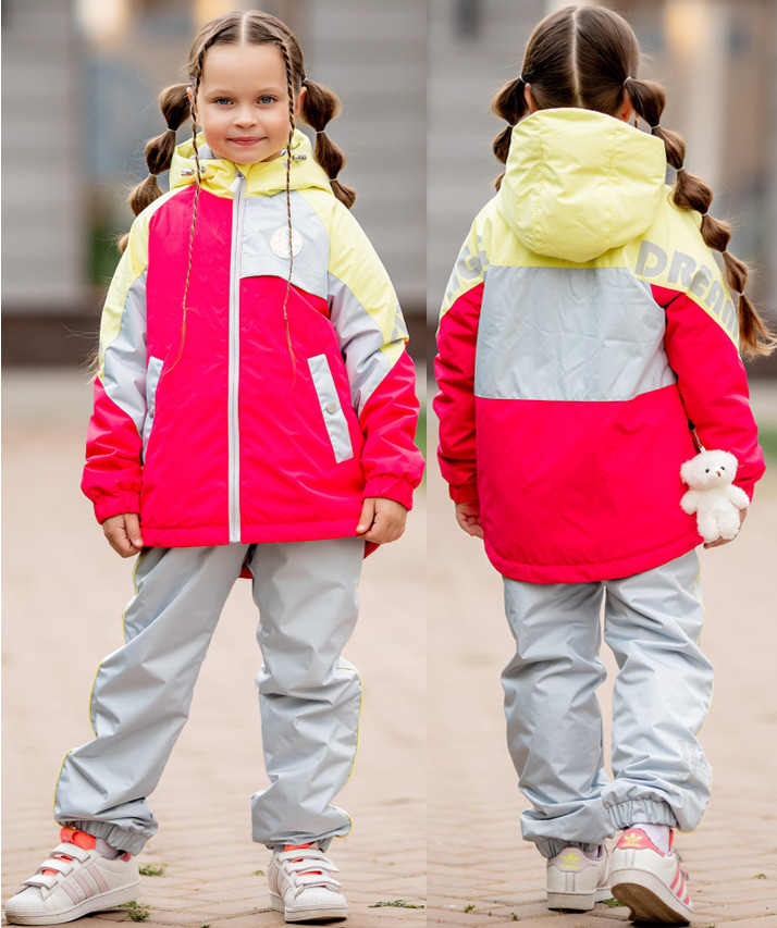 Зимний комплект из куртки и полукомбинезона для девочек «Ника» | Batik