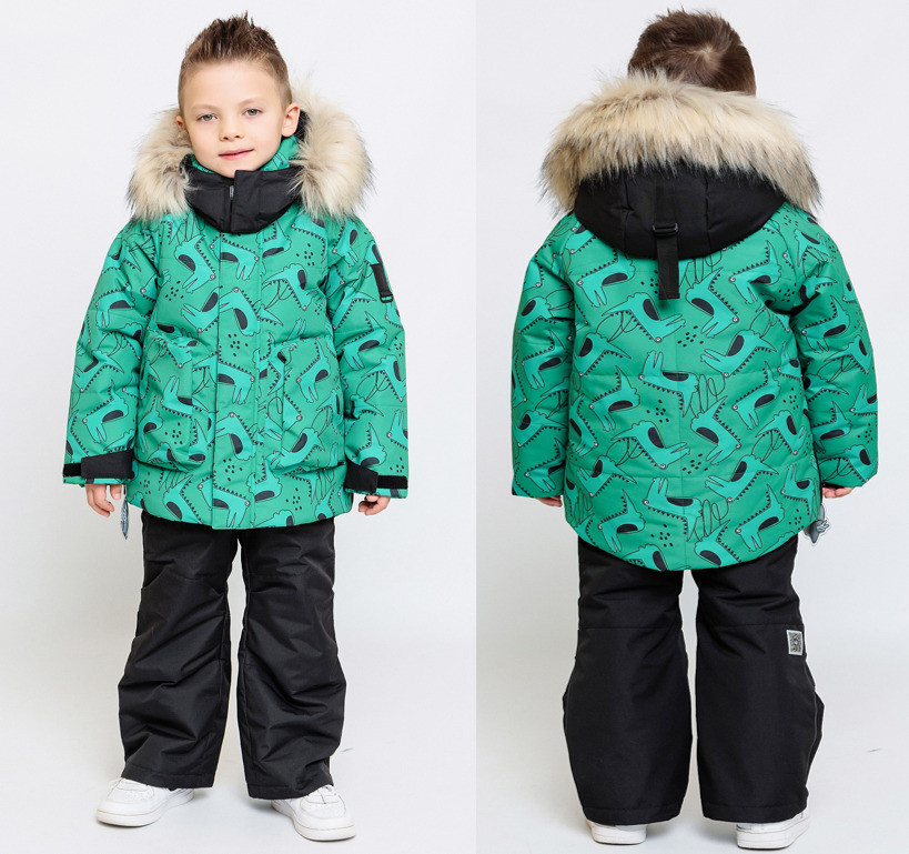 Зимний комплект из куртки и полукомбинезона для мальчиков «Данди» | Batik