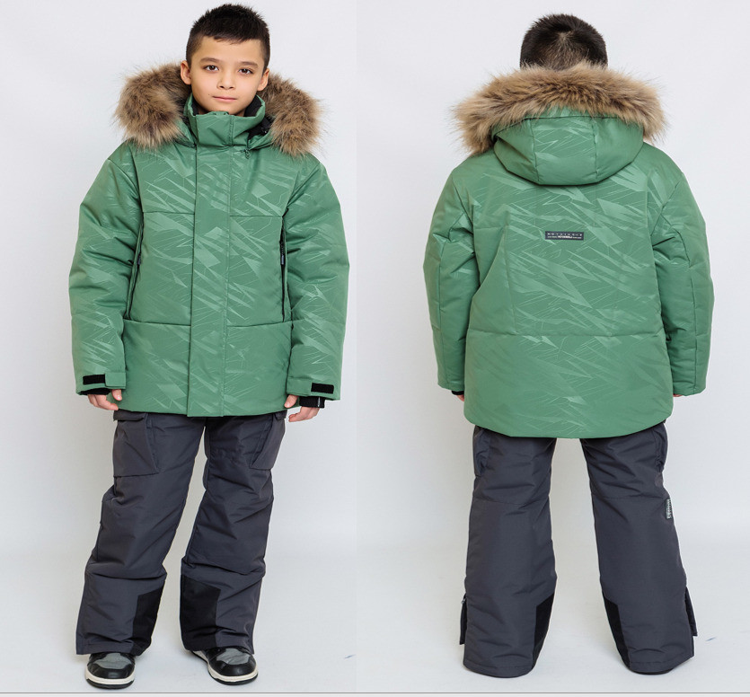 Зимний комплект из куртки и полукомбинезона для мальчиков «Джаред» | Batik