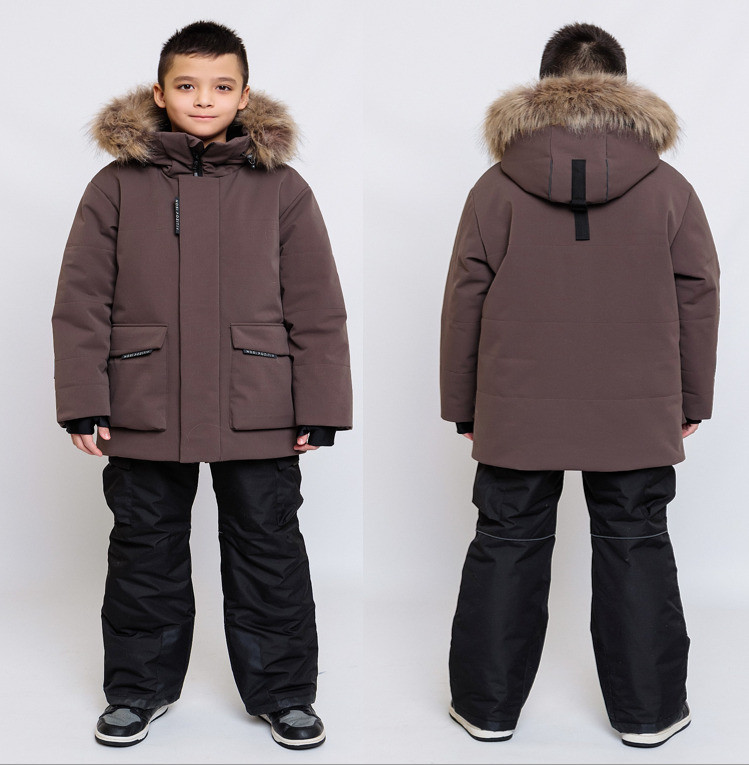 Зимний комплект из куртки и полукомбинезона для мальчиков «Мариус» | Batik
