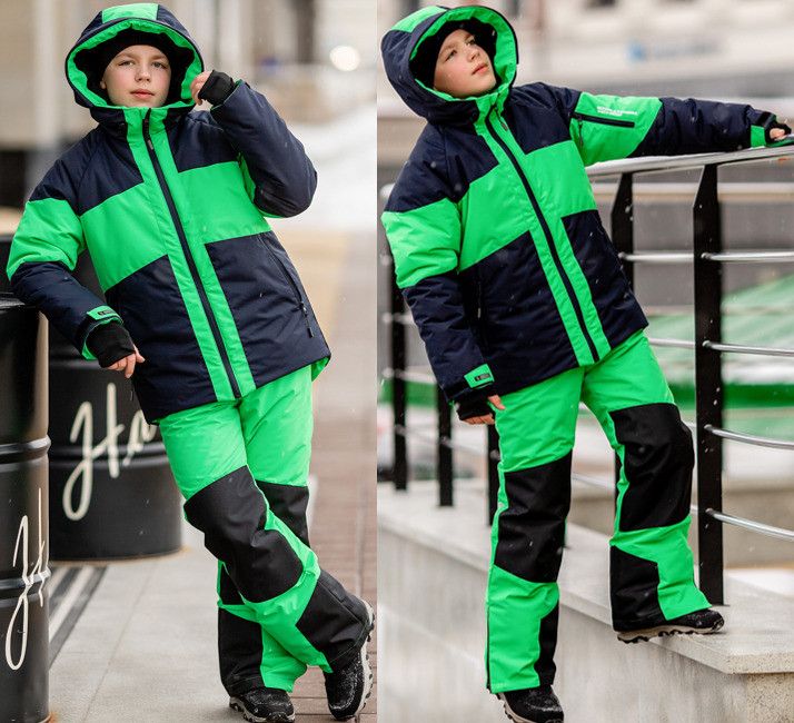Зимний комплект из куртки и полукомбинезона для мальчиков «Найс» | Batik