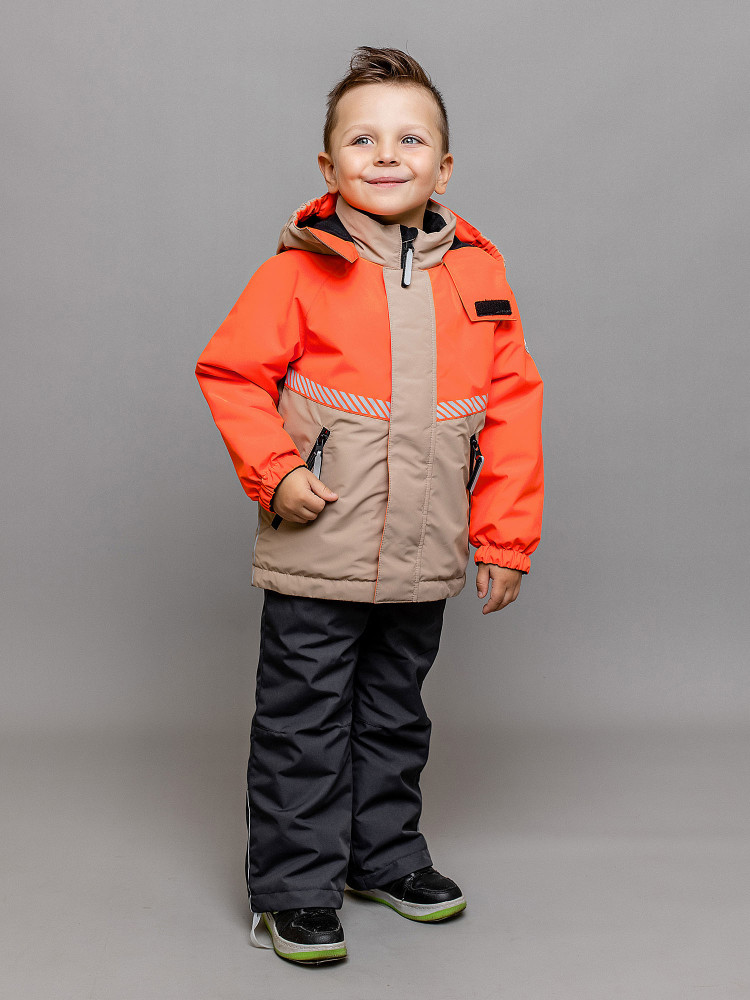 Зимний комплект из куртки и полукомбинезона для мальчиков «Эрик» | Batik