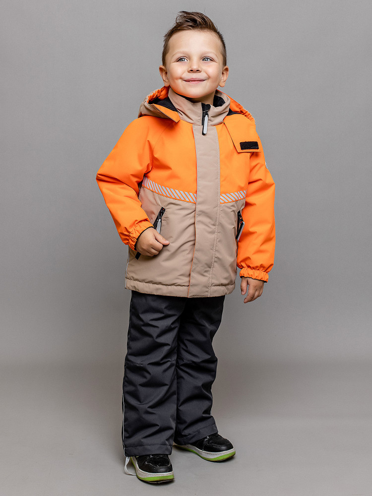 Зимний комплект из куртки и полукомбинезона для мальчиков «Эрик» | Batik