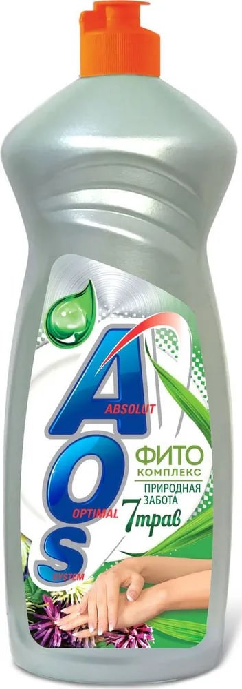 Средство для мытья посуды «Фитокомплекс 7 трав» | AOS