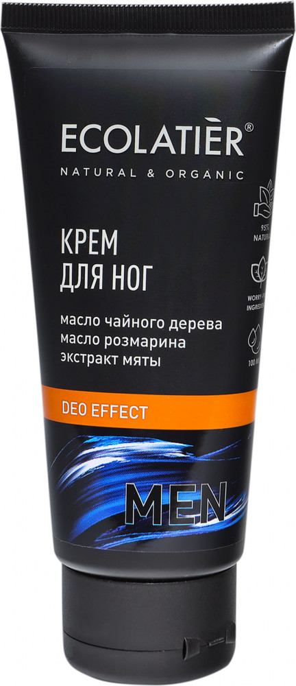Крем для ног мужской «Deo Effect» | Men | Ecolatier