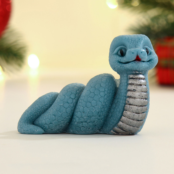 Мыло фигурное «Змейка Льдинка» | Мыльные штучки