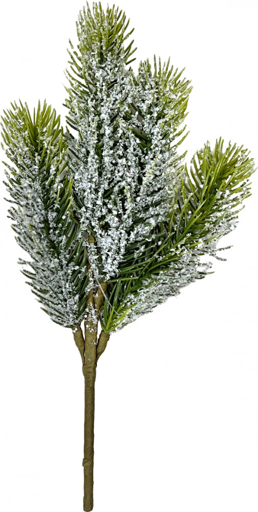 Изделие декоративное «Ветка еловая в инее»