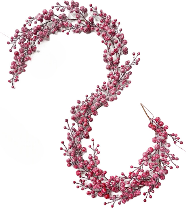 Гирлянда из красных ягод | Red berry | Christmas DeLuxe