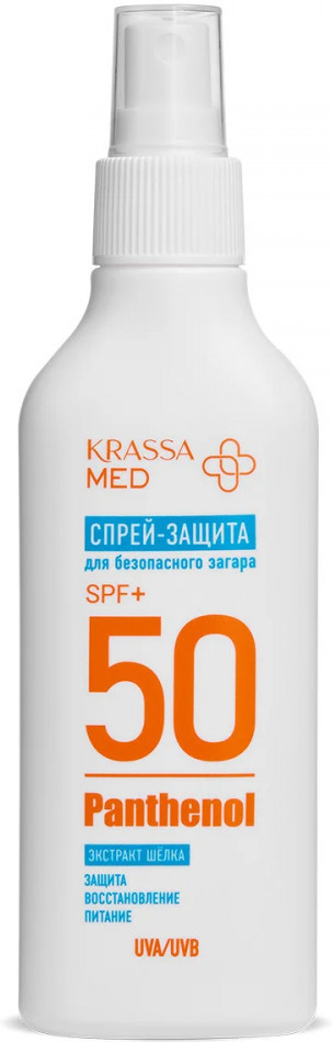 Спрей-защита для безопасного загара «Panthenol» SPF 50+ | Krassa