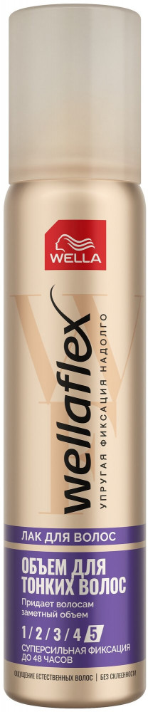 Лак для волос супер-сильной фиксации «Объем для тонких волос» | WellaFlex | Wella Professionals