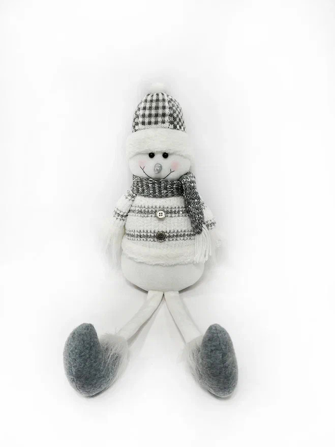 Фигурка декоративная «Снеговик в колпачке» | Christmas DeLuxe