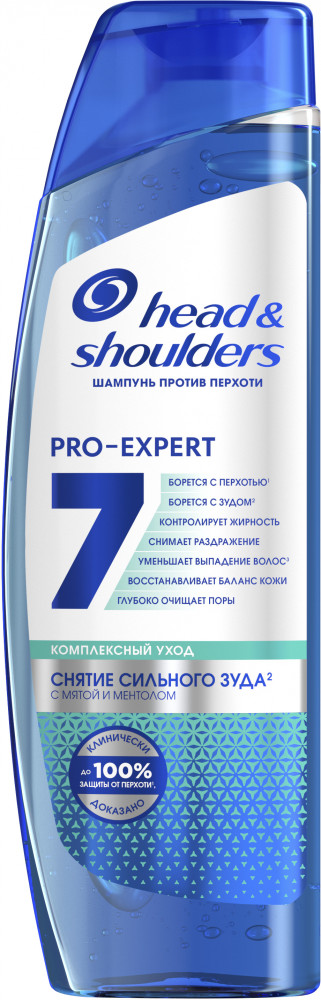 Шампунь против перхоти «Снятие сильного зуда» | 7-в-1 Intensive | Head & Shoulders