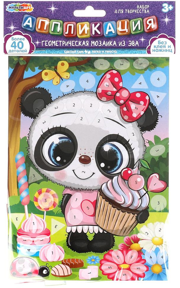 Геометрическая мозаика «Пандочка» | Multi Art